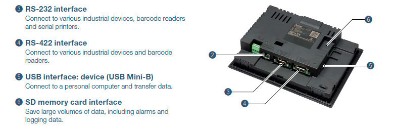 Miniatura: Pantalla HMI GS2107-WTBD-N