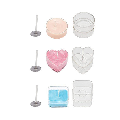 Tea light Plastic Cup with Cotton Wick in 10s Kimistri Labs