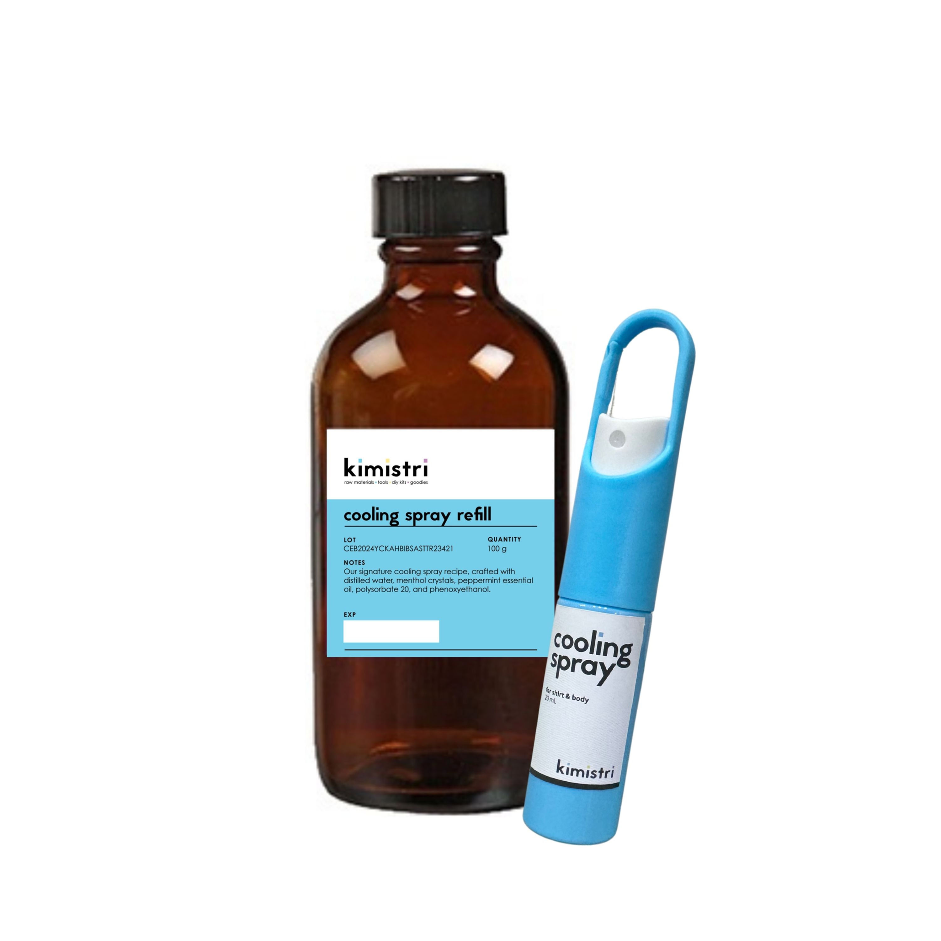 Cooling Body Spray (Kimistri Labs Ready-to-Use Refreshing Mist)