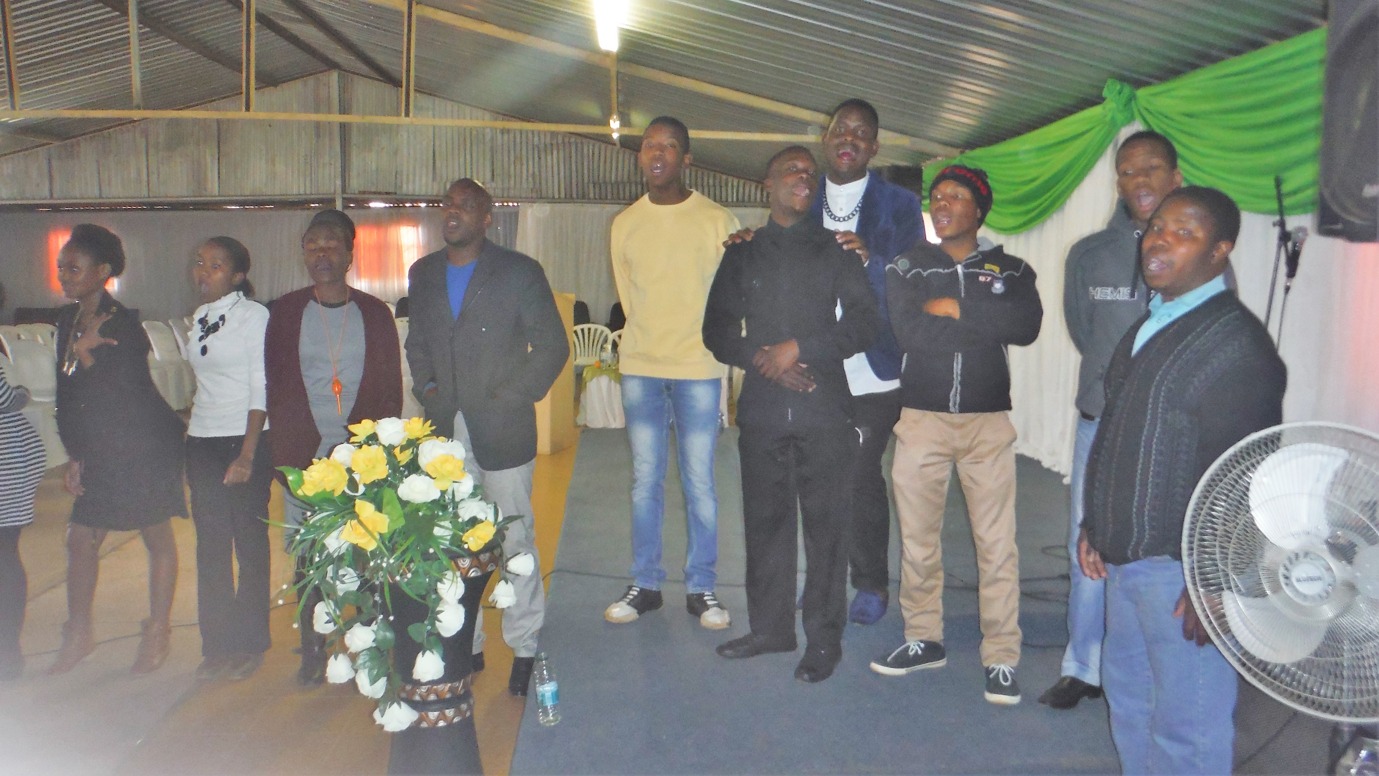 Some of the choir members.