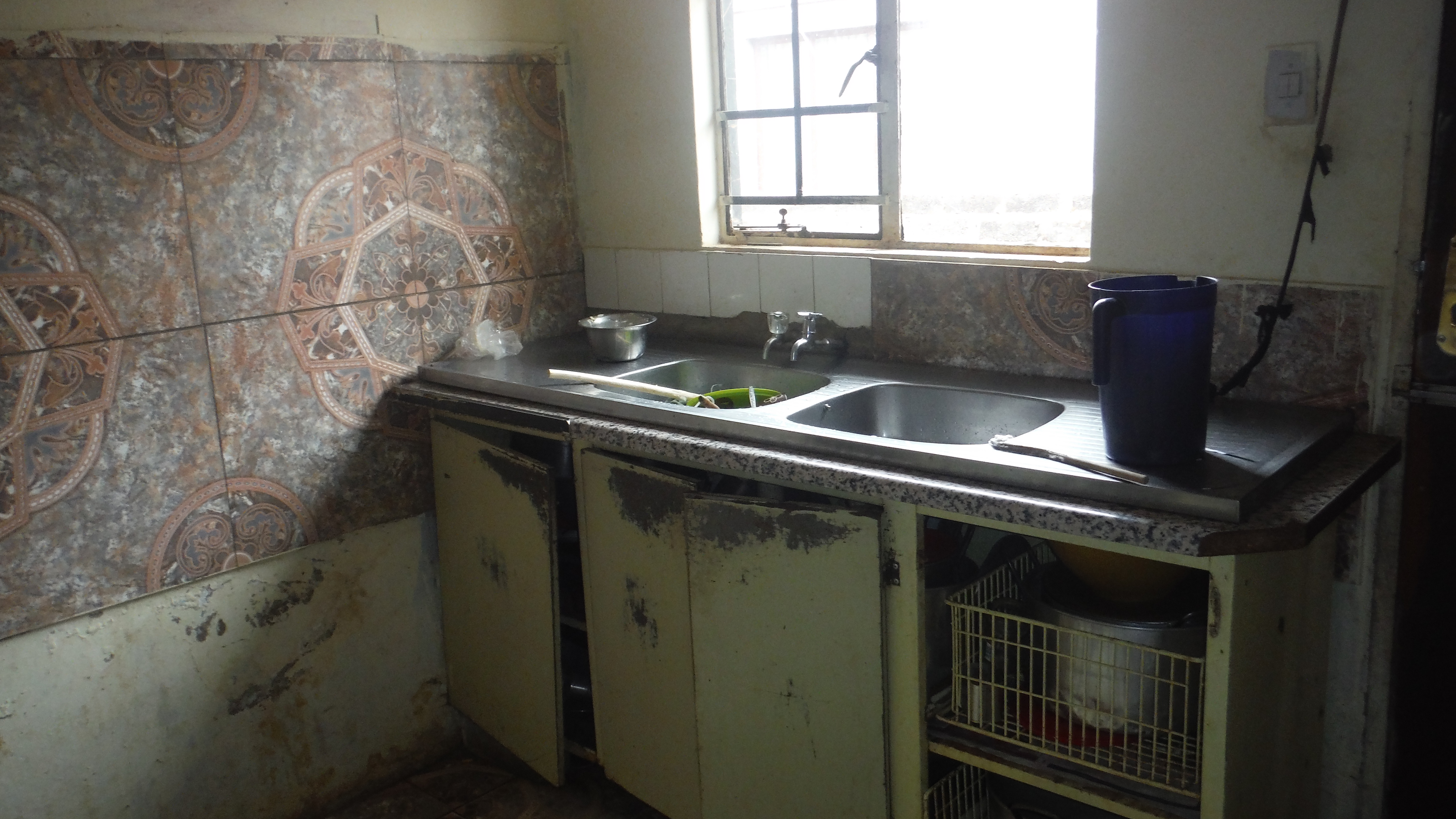 Kitchen after fire