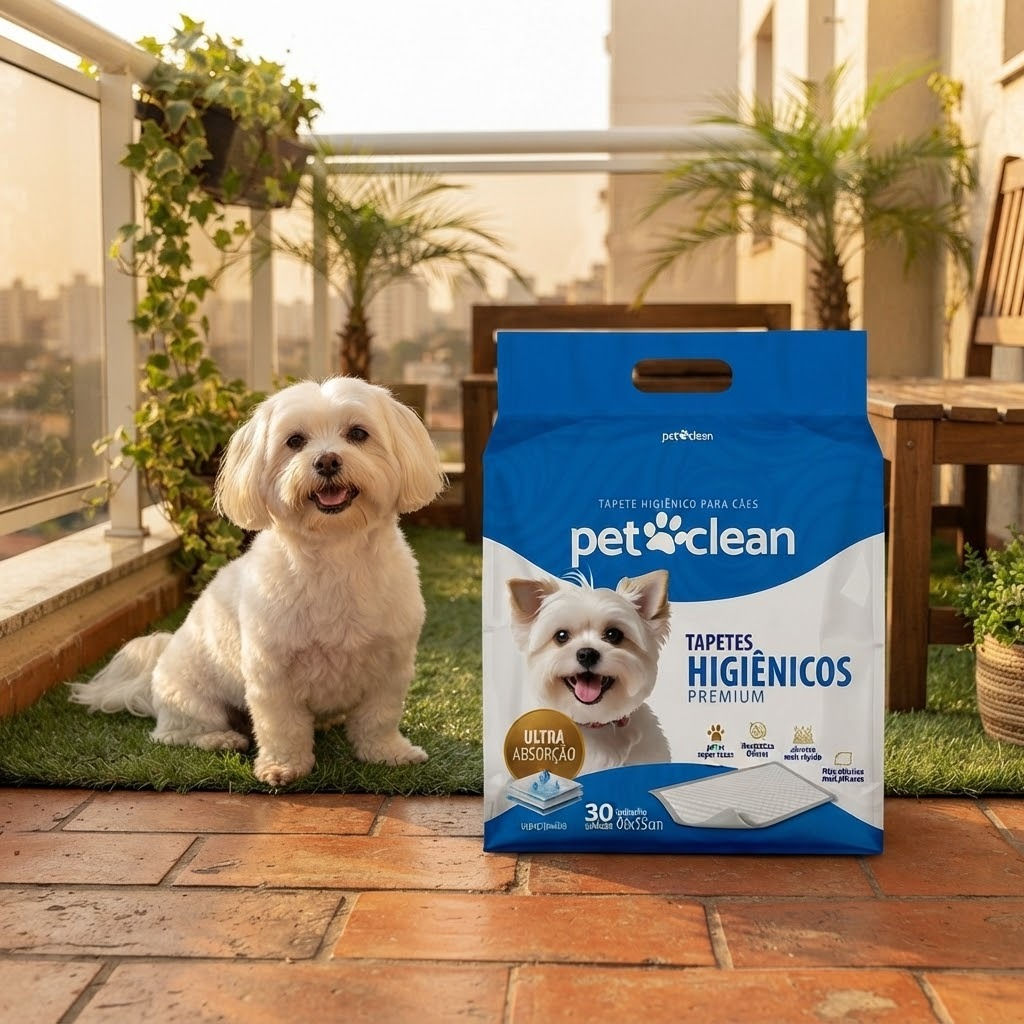 Tapete Pet Clean Higiênico 60x55 – 30 Unidades