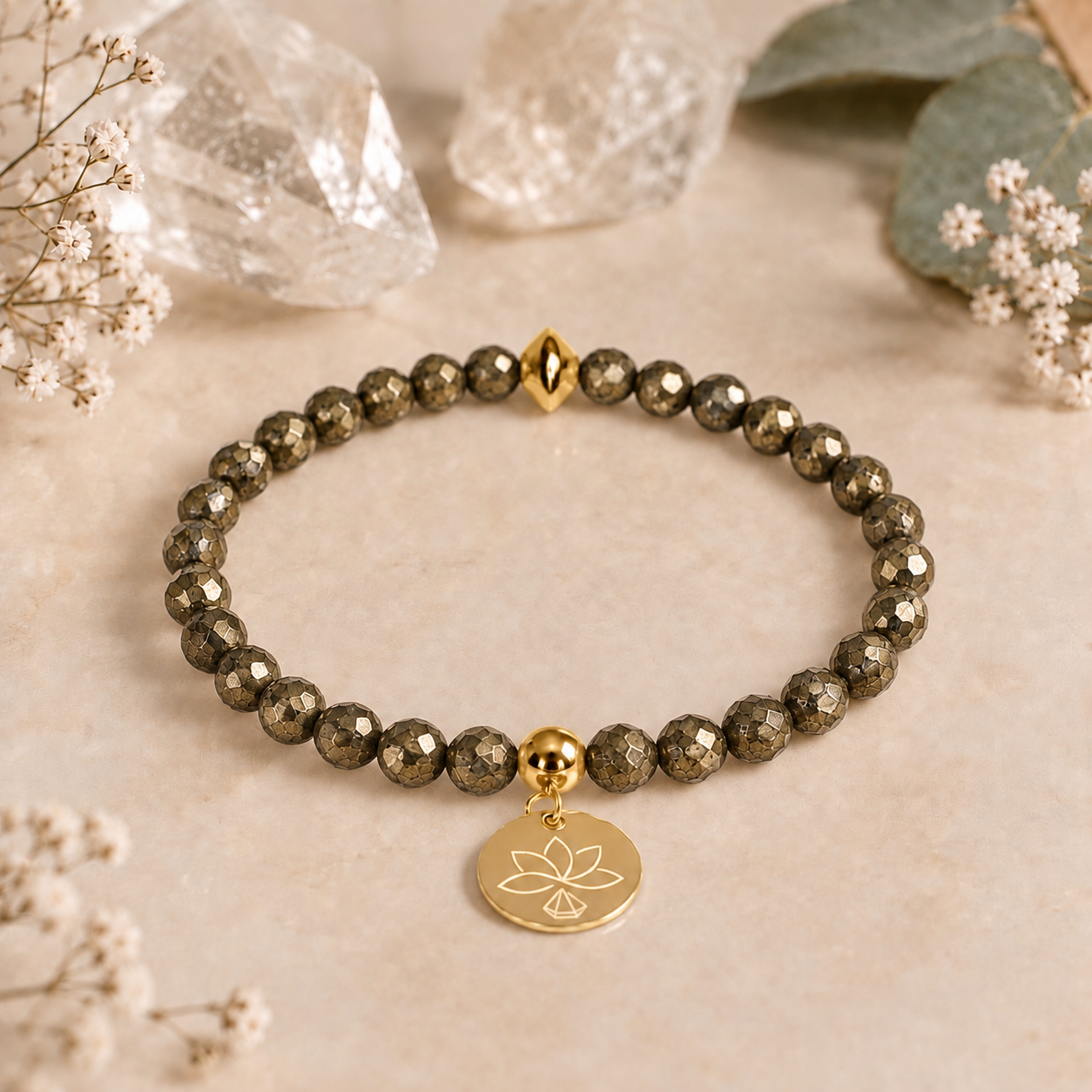 Bracelet Pyrite « Détermination »