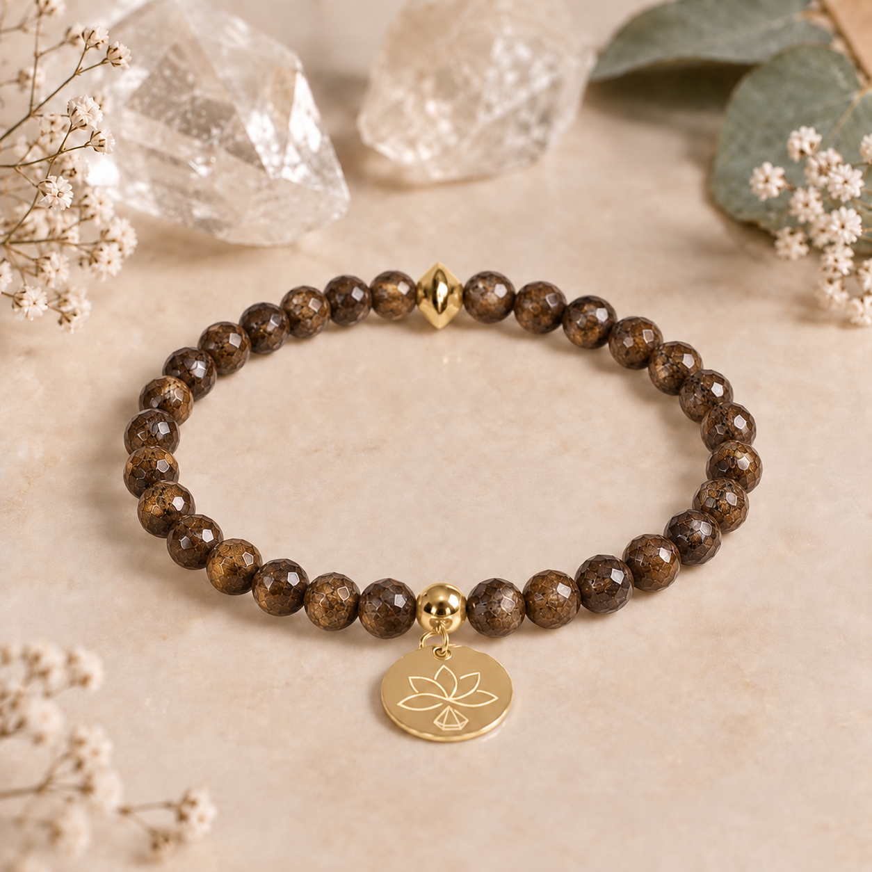 Bracelet Bronzite « Paix intérieure »