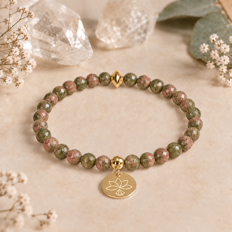 Miniature : Bracelet Unakite « Équilibre »