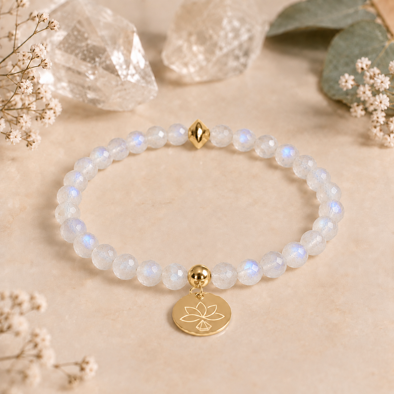 Bracelet Pierre de Lune « Féminité »