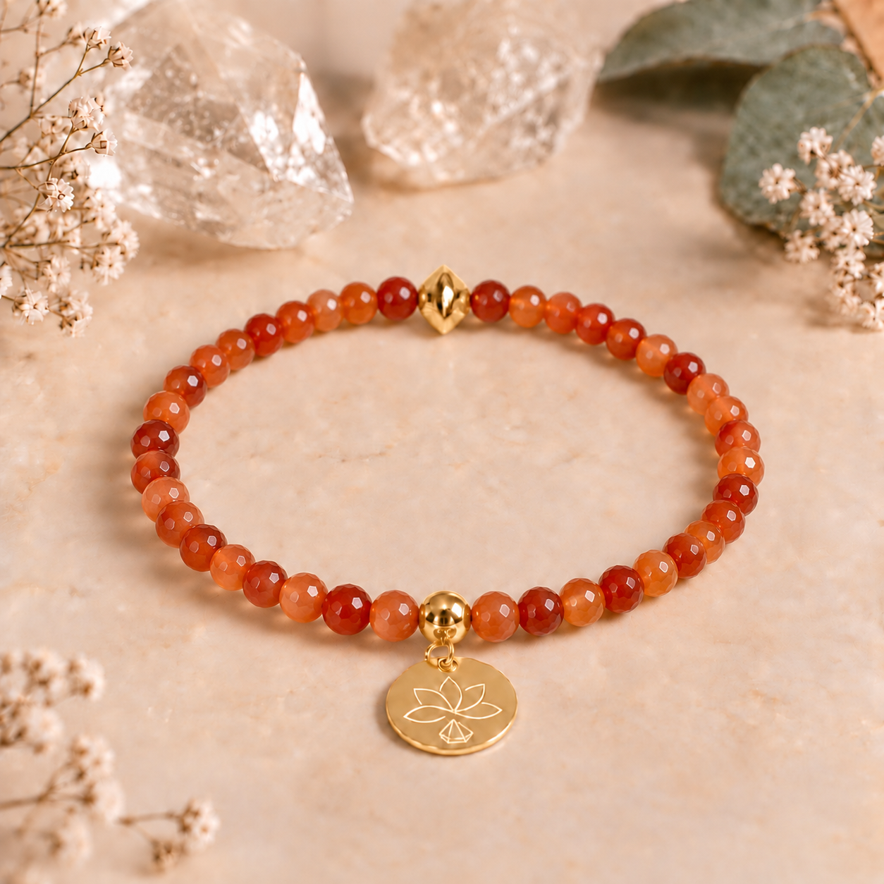Bracelet Cornaline « Vitalité »
