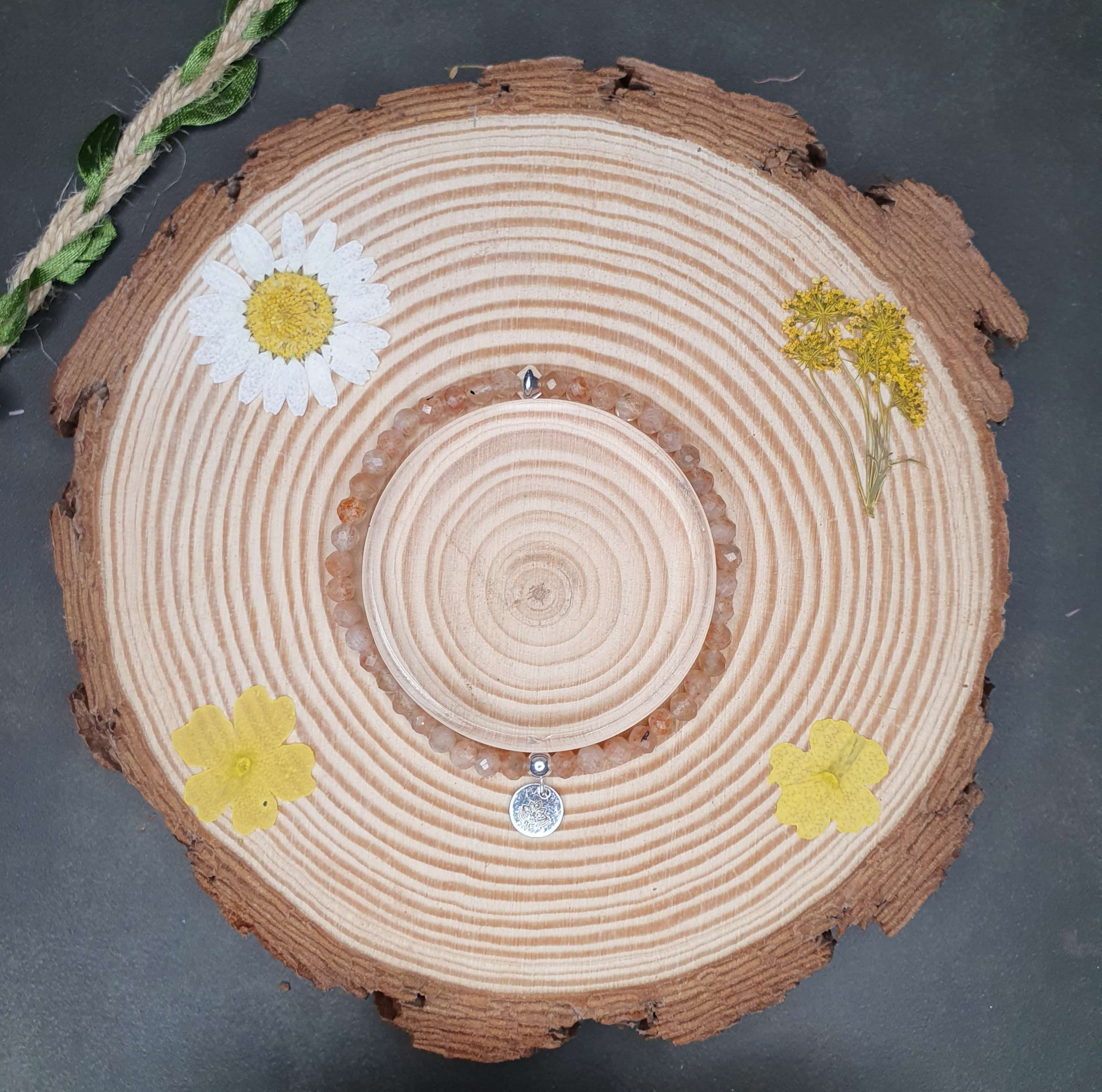 Bracelet Pierre de Soleil "Joie de vivre"