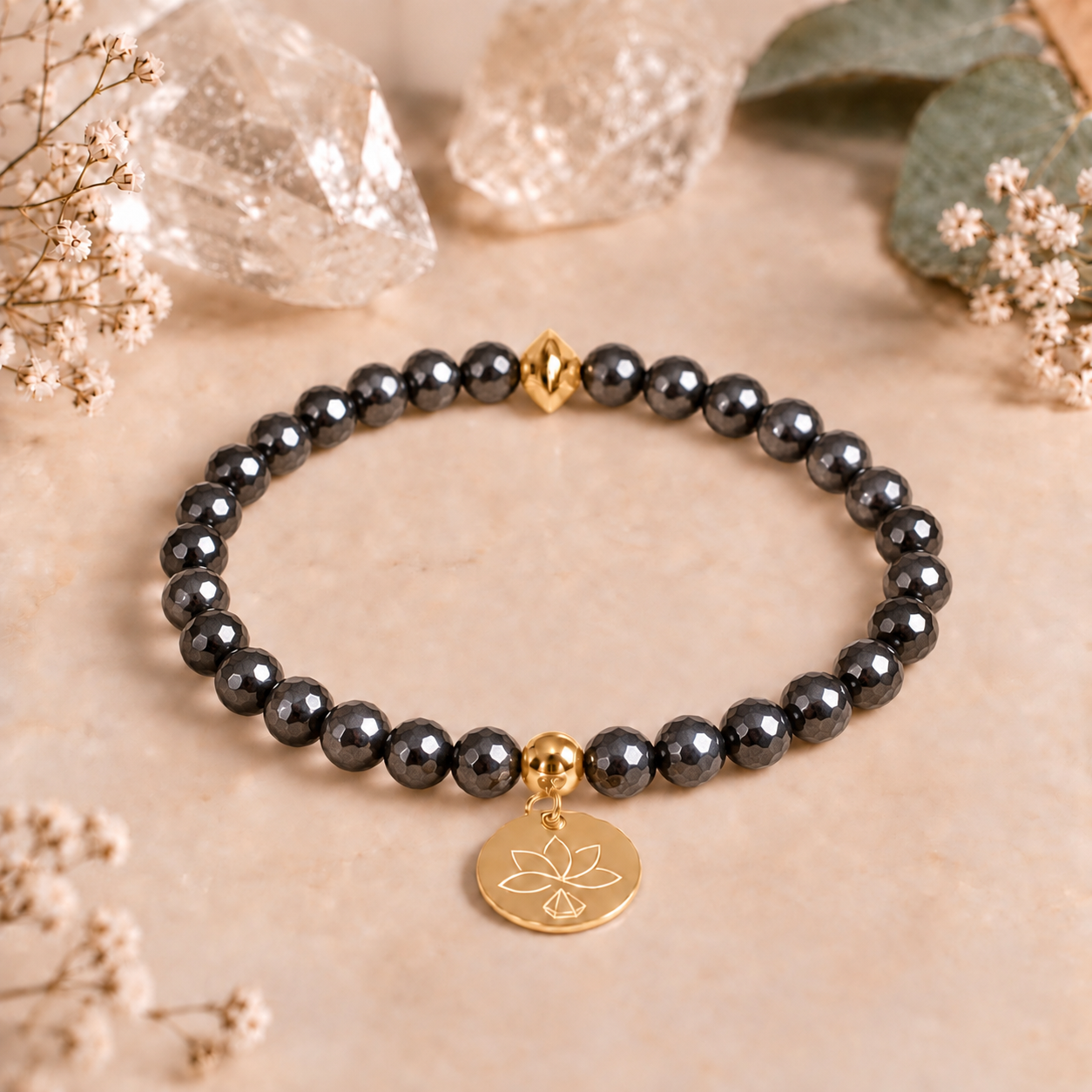 Bracelet Hématite « Stabilité »