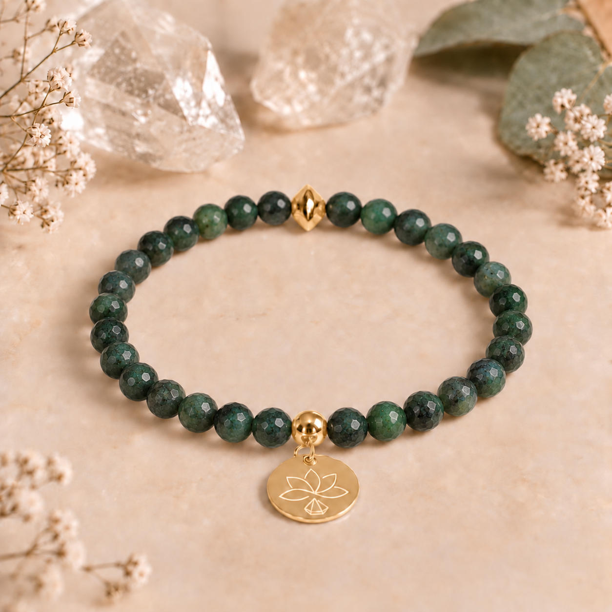 Bracelet Émeraude « Harmonie »