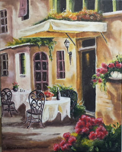 Romantic European Cafe