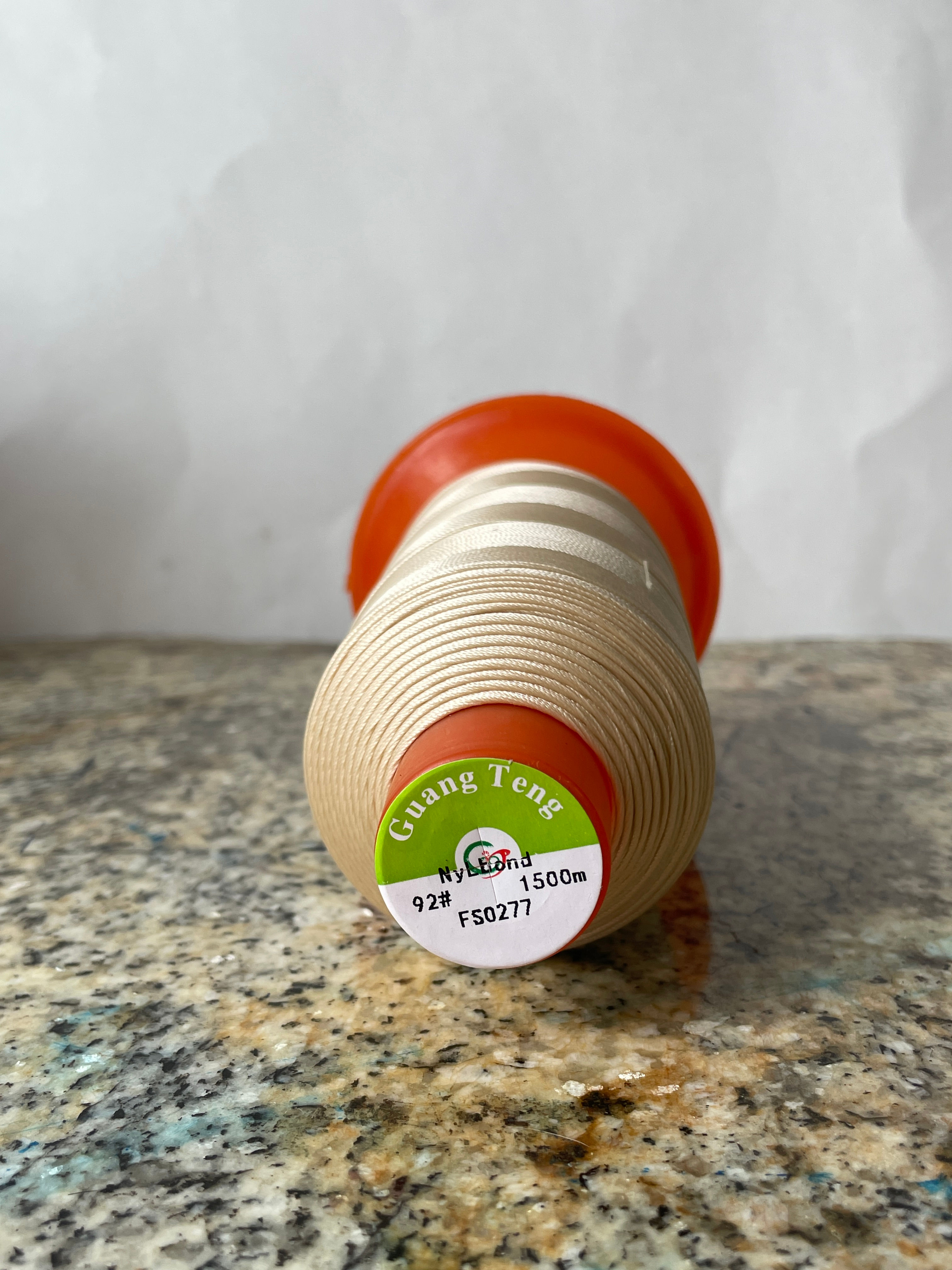 Beige Premium Bonded Nylon Thread