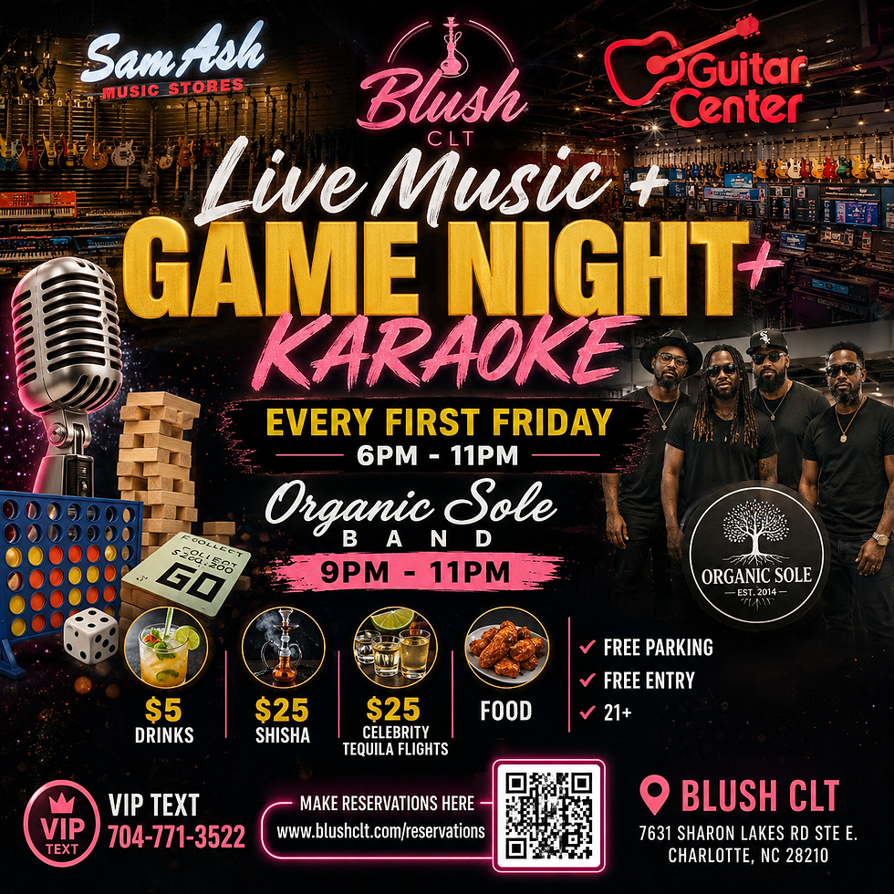 First Fridays: Live Music + Game Night + Karaoke