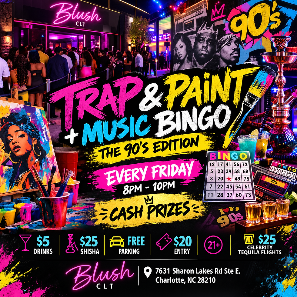 Trap & Paint + Music Bingo