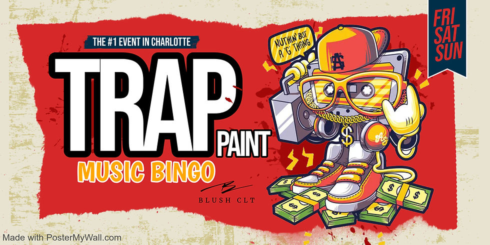 Trap & Paint + Music Bingo