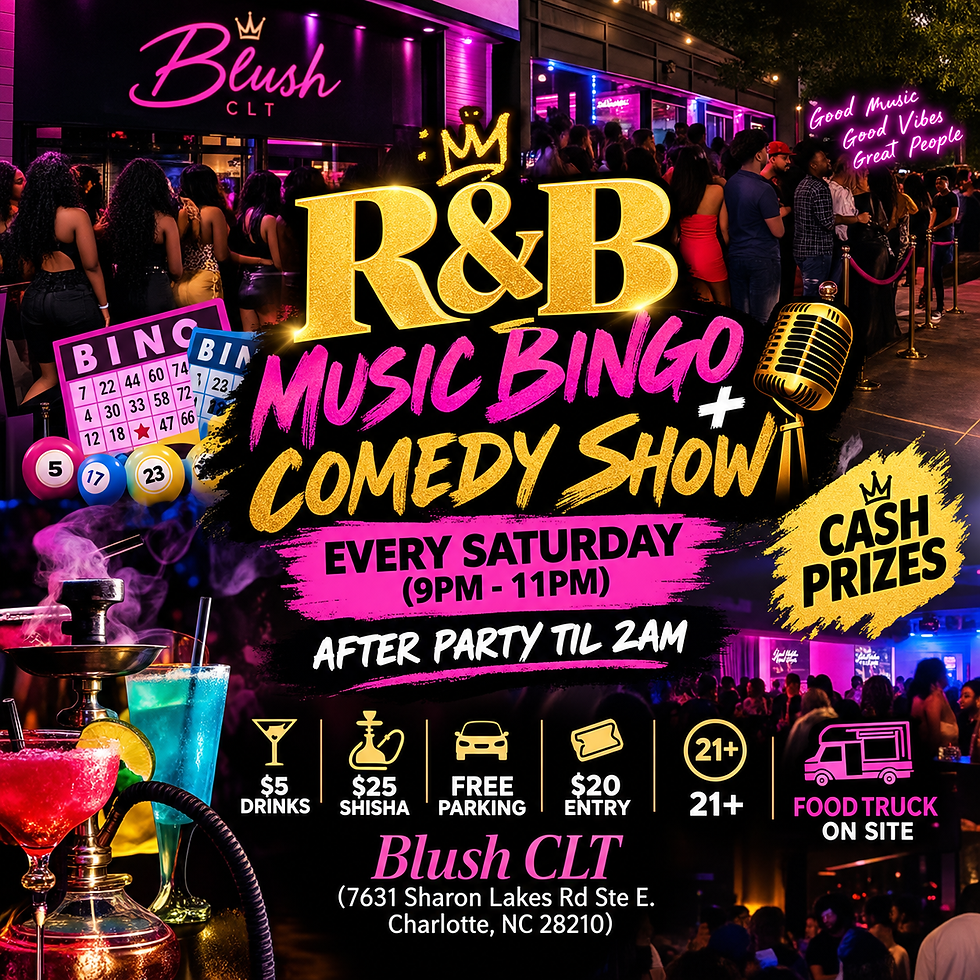 R&B Music Bingo + Comedy Show