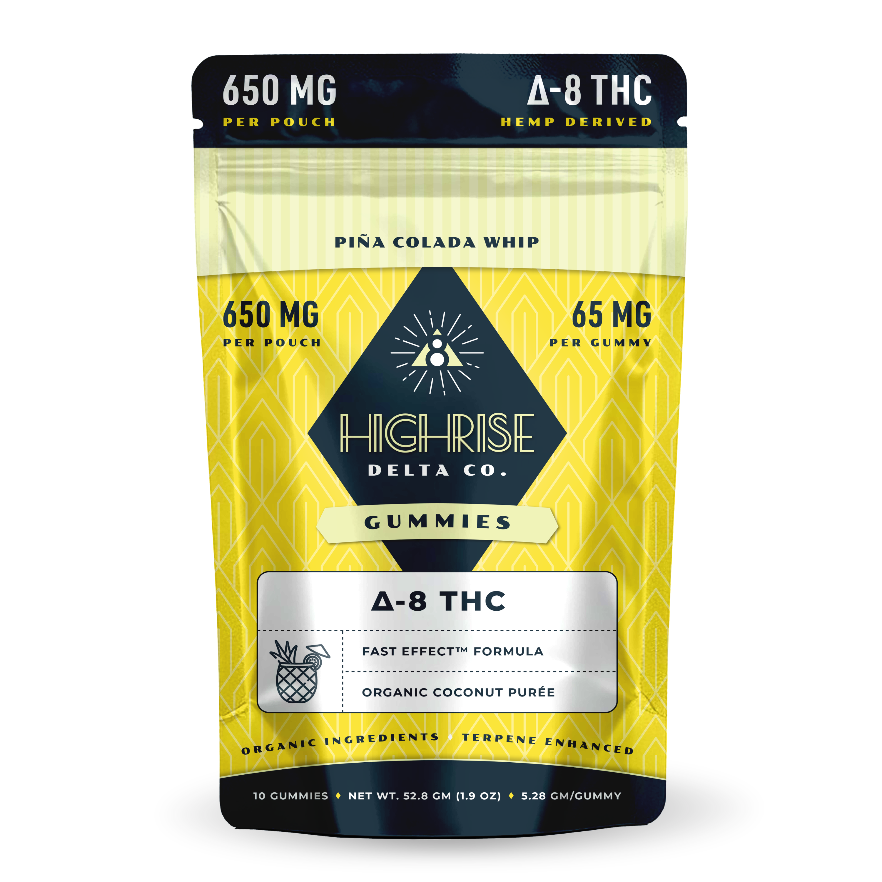 Delta-8 THC Gummies - Piña Colada Whip