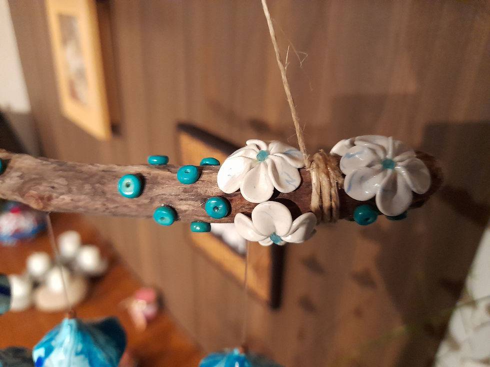 Miniature : Mobile Floral bleu