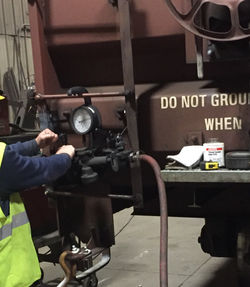 Single car test device