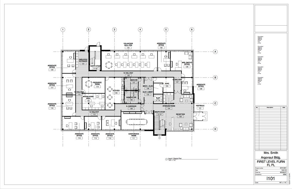 ARGONAUT FURNITURE  PLAN