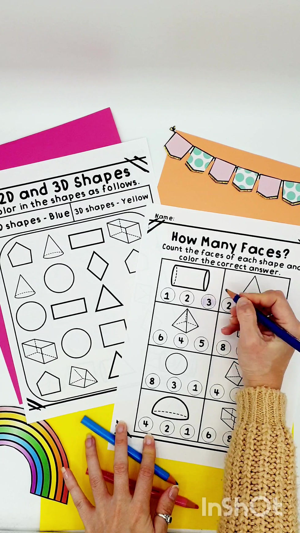 Thumbnail: 3D Shapes Worksheets Shape Properties