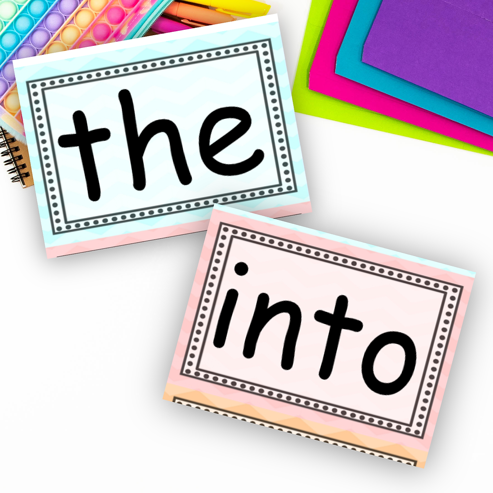 Thumbnail: Kindergarten Sight Word Flash Cards 1st Grade