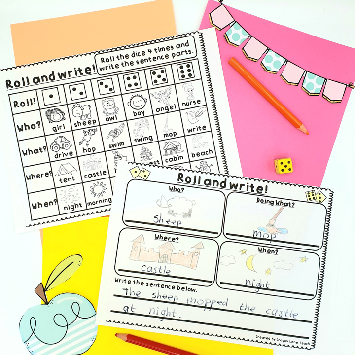 Sentence Building Game ESL
