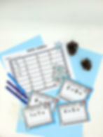 サムネイル： Winter Math Addition Subtraction on a Number Line Task Card Bundle 1st Grade