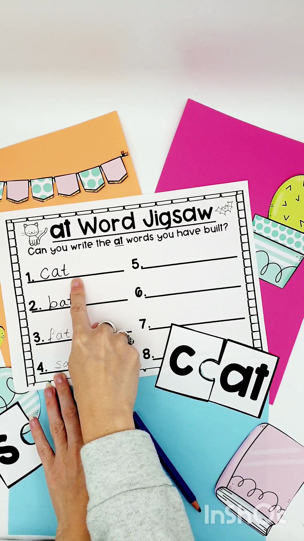Thumbnail: CVC Word Building Jigsaw Activity