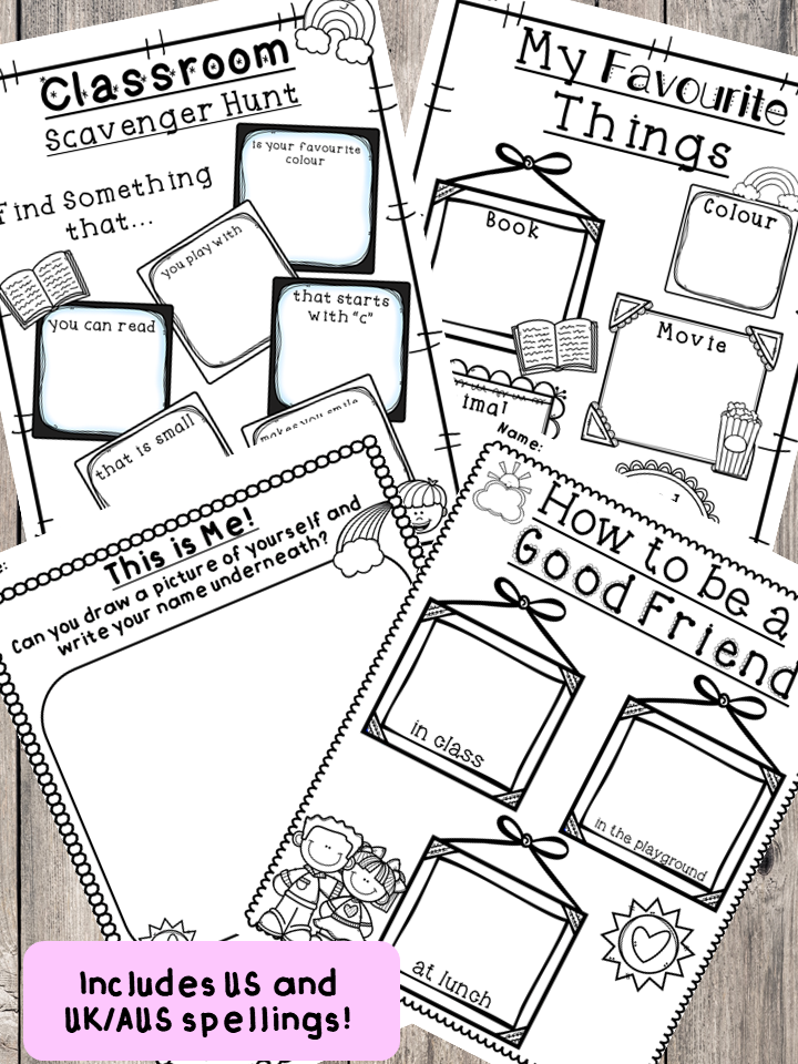 الصورة المصغرة: back to school activities ela math