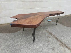 Solid Black Walnut Coffee Table