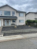 A house and a clean road pave away