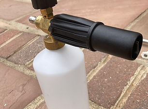 Caravan and Motorhome Pressure Washer with pressure control valve
