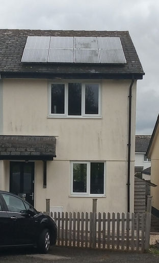 Solar Panel Cleaning Totnes - Before