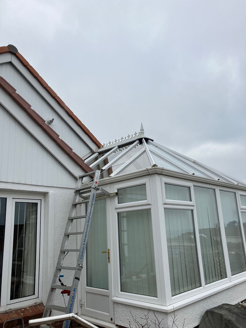 Thumbnail: Conservatory ladder: Conservatory Roof Cleaning Ladder