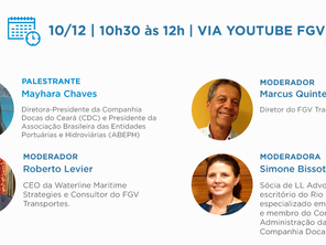Sócia de LL Advogados modera webinar da FGV Transportes sobre o Porto de Fortaleza