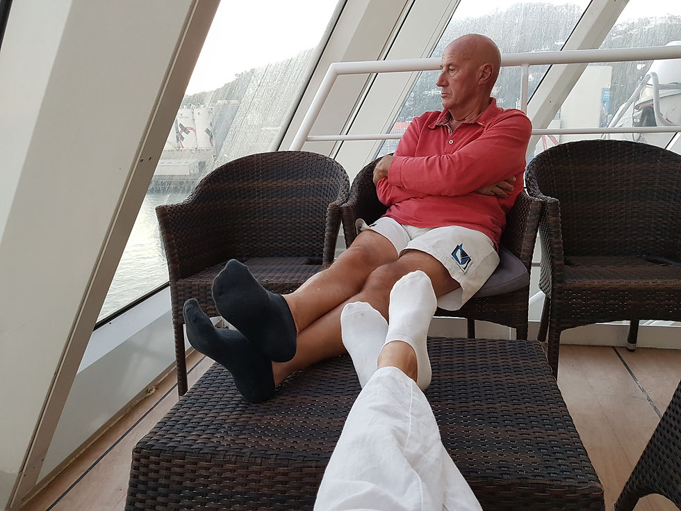 relaxed varen we 3,5 uur naar Picton
