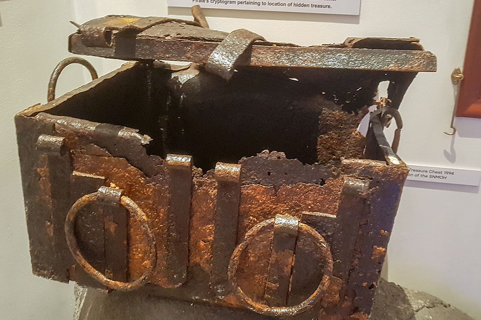 een echte piraten schatkist