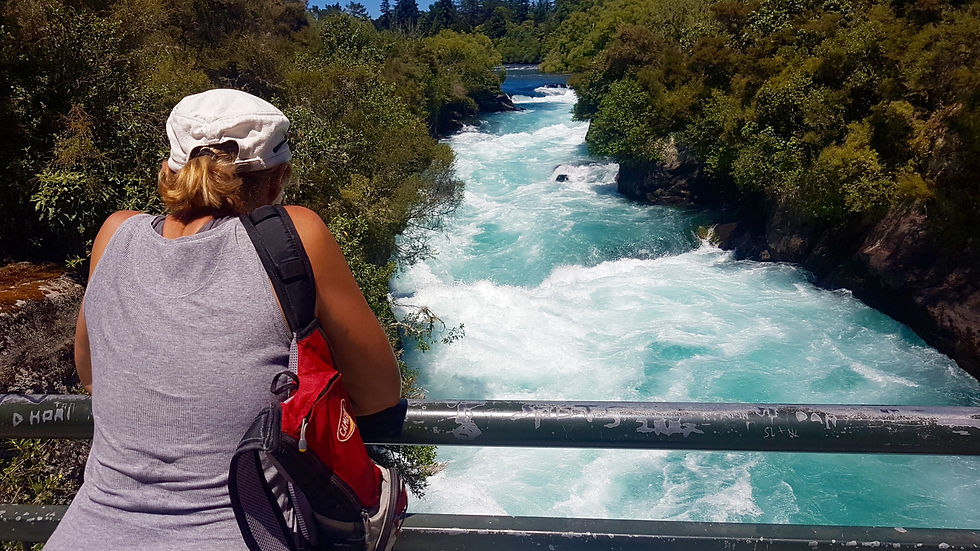bij de Huka Falls