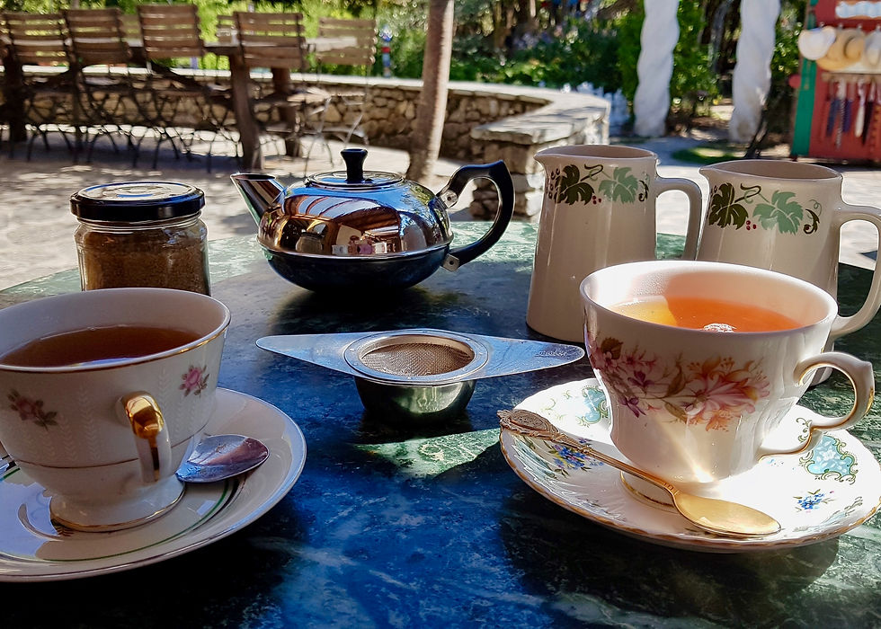 and a nice cup of English tea..