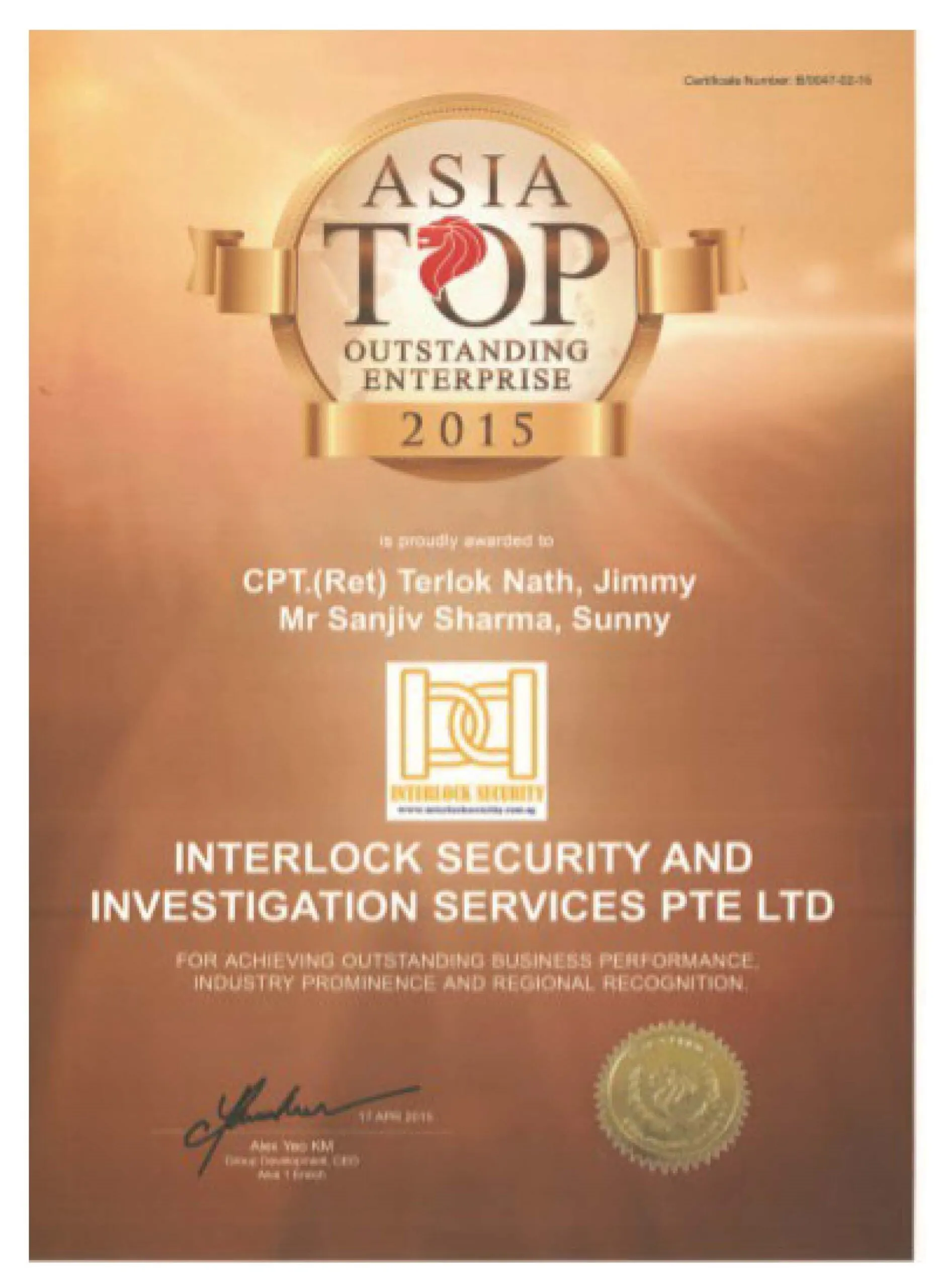 Security Agency Singapore | Singapore | Interlock Group Security