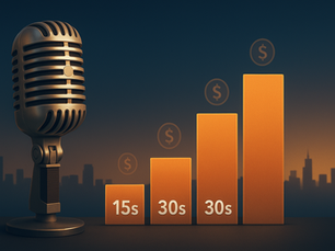 Understanding the Cost of Radio Commercials A Detailed Breakdown of 15s, 30s and 60s Ads