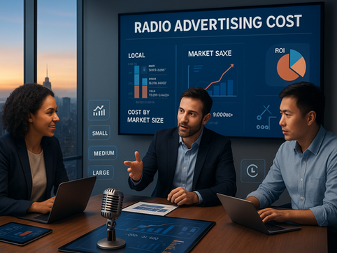 Local Radio Advertising Cost, National Radio Advertising Cost, Cost By Market Size