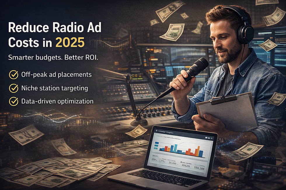 How to Effectively Reduce Radio Ad Costs While Maximizing Your Budget in 2025