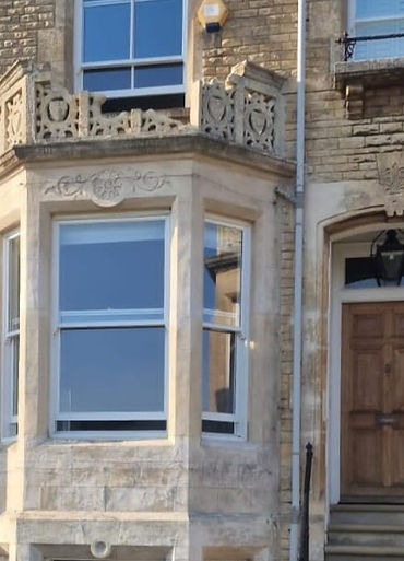 Crumbling balcony to undergo full restoration.