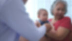 Image showing elderly individuals, children, and immunocompromised people as high-risk pneumonia groups.