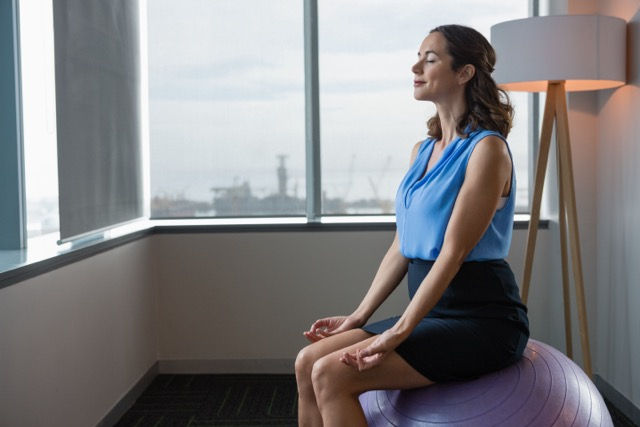 A peaceful image of a meditation session, illustrating the practice of mindfulness.