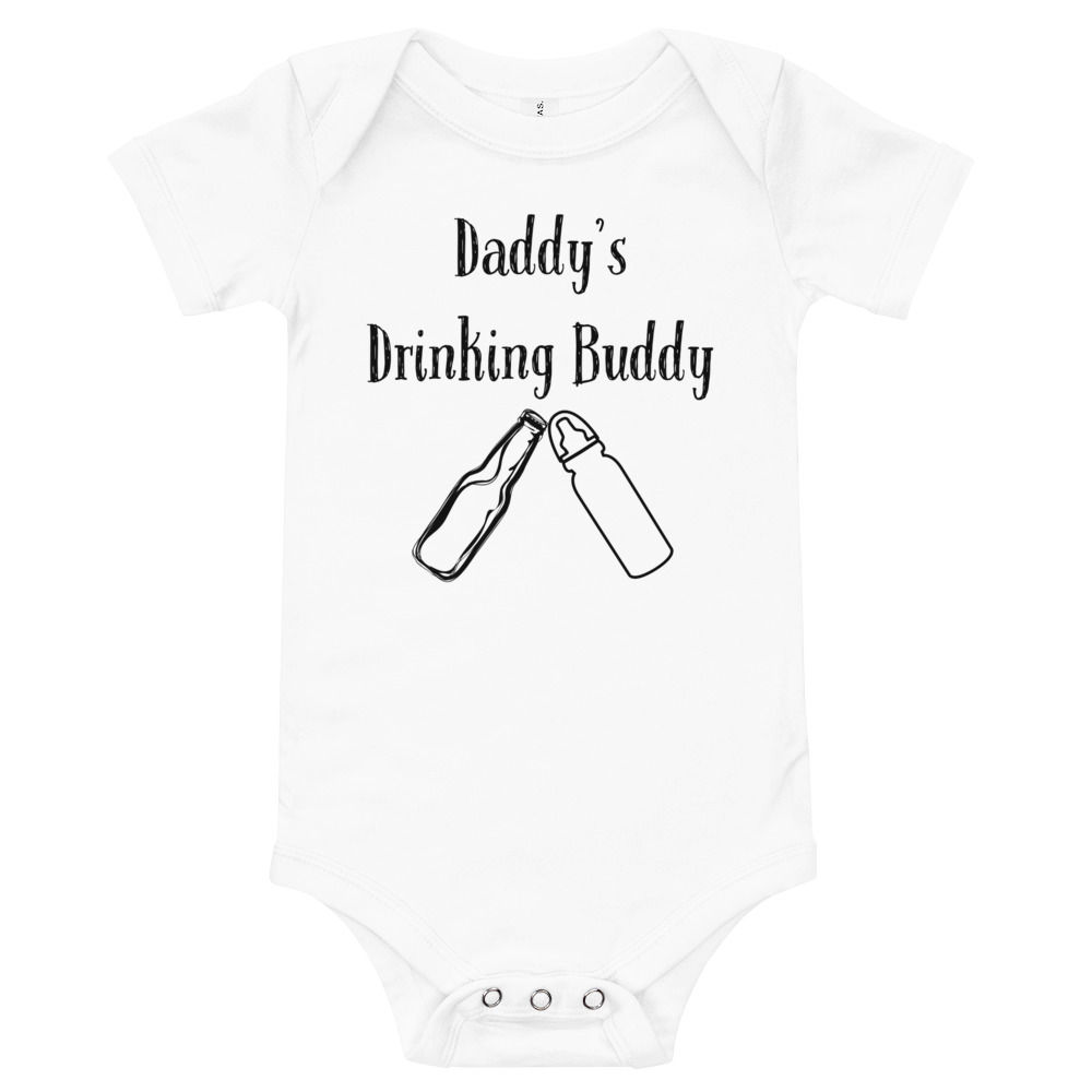 Daddy's Drinking Buddy Baby Onesie