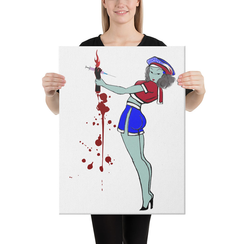 Thumbnail: Patriot Babe - Canvas