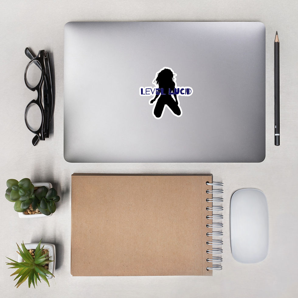 Thumbnail: Level Lucid Logo - Bubble-free Sticker